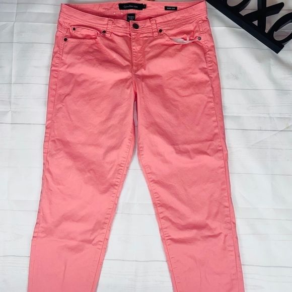 Calvin Klein Skinny Crop Jeans 14 - Picture 3 of 11